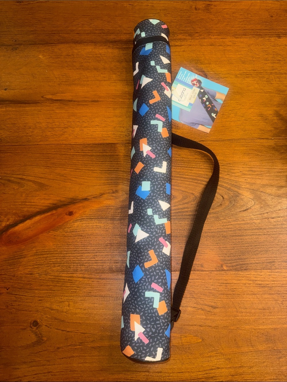 Tubular 6 can cooler– Navy Confetti Pattern